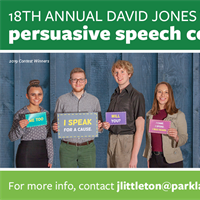 David M. Jones Persuasive Speech Contest Winners Announced