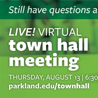 Parkland College to Host Town Hall Q&A, August 13