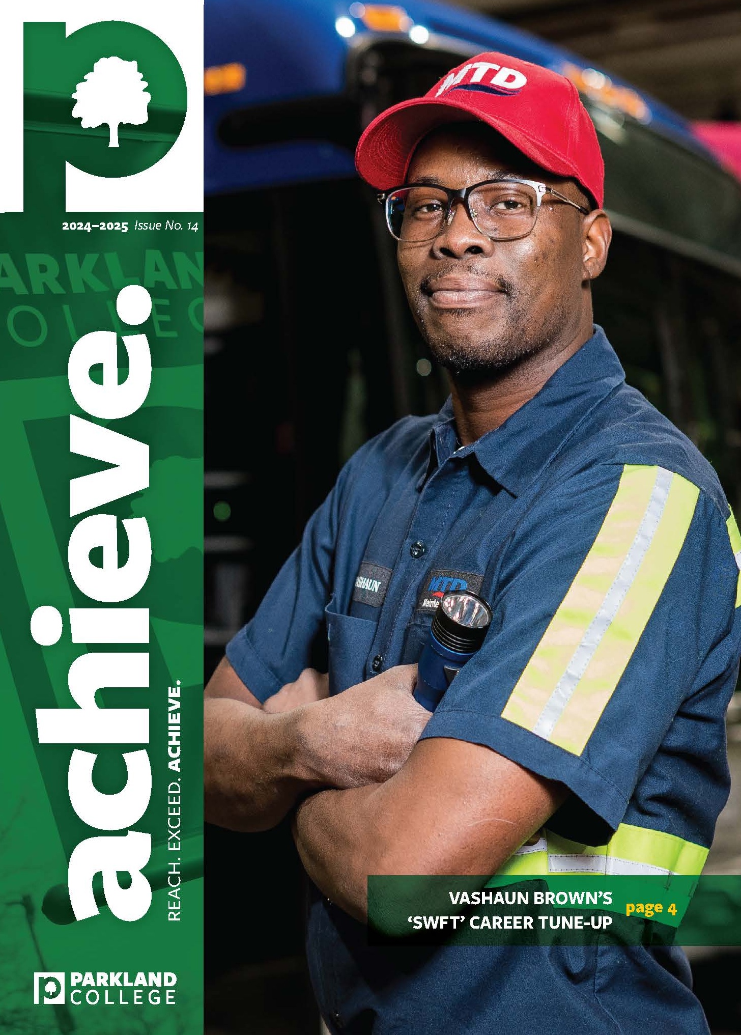 Cover of Spring 2024 mailer with MTD technician